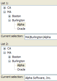 Xd Tree Control Data Value